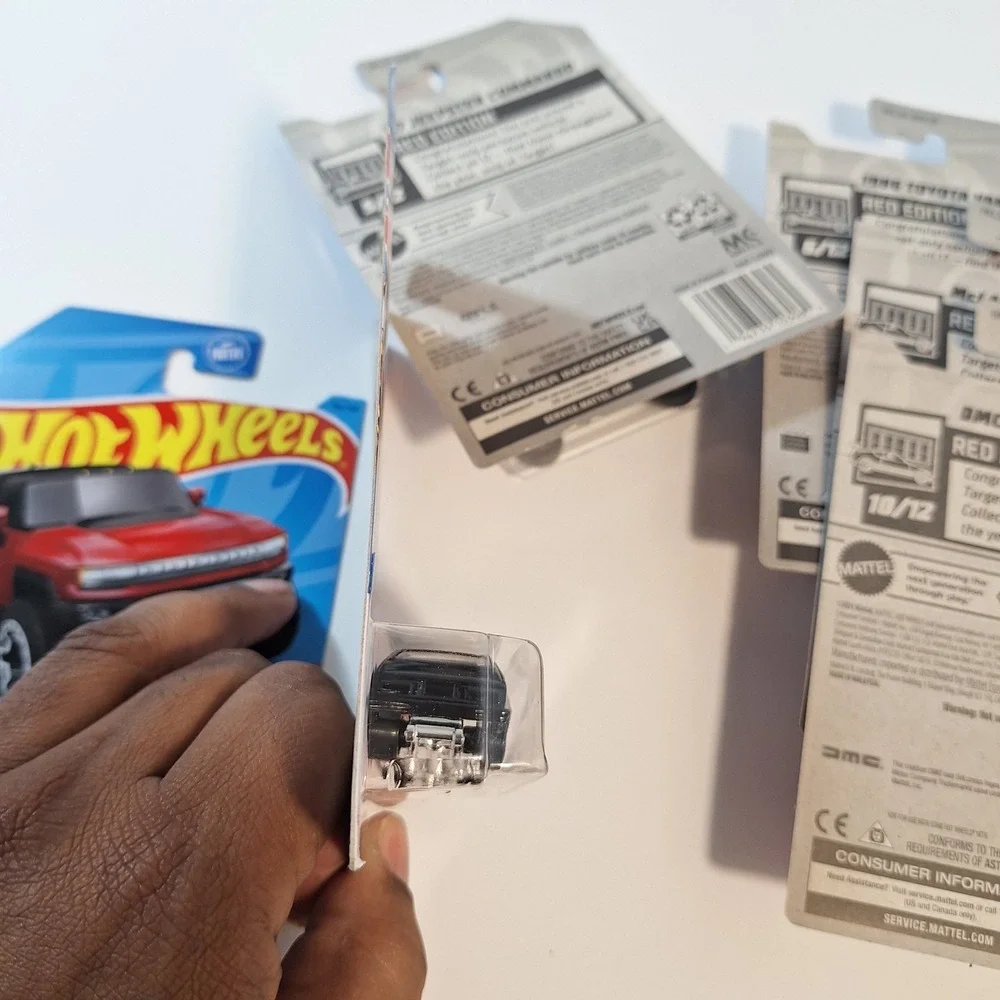 Hot Wheels Target Red Edition Dmc Delorean/ Toyota Van/ Chevette & More